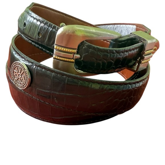 YRI Other - PGA of America Black Croc-Embossed Leather Belt  YRI USA  Size 44/110 Western